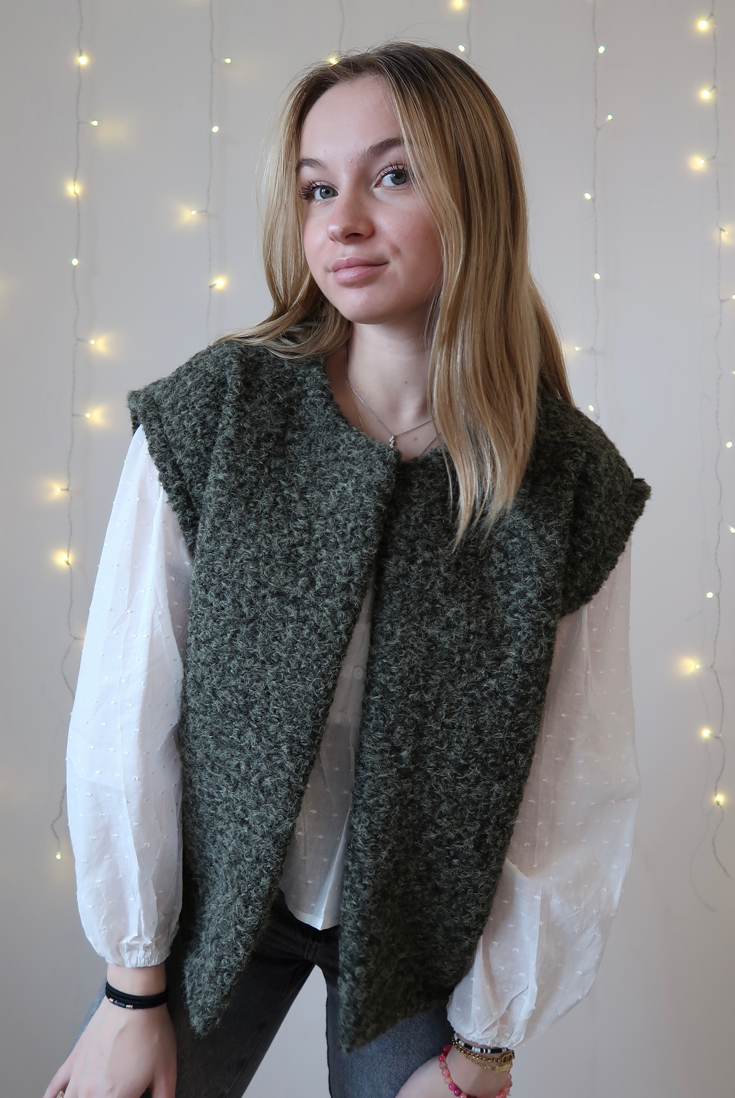 Gilet Célia kaki - Nila Paris