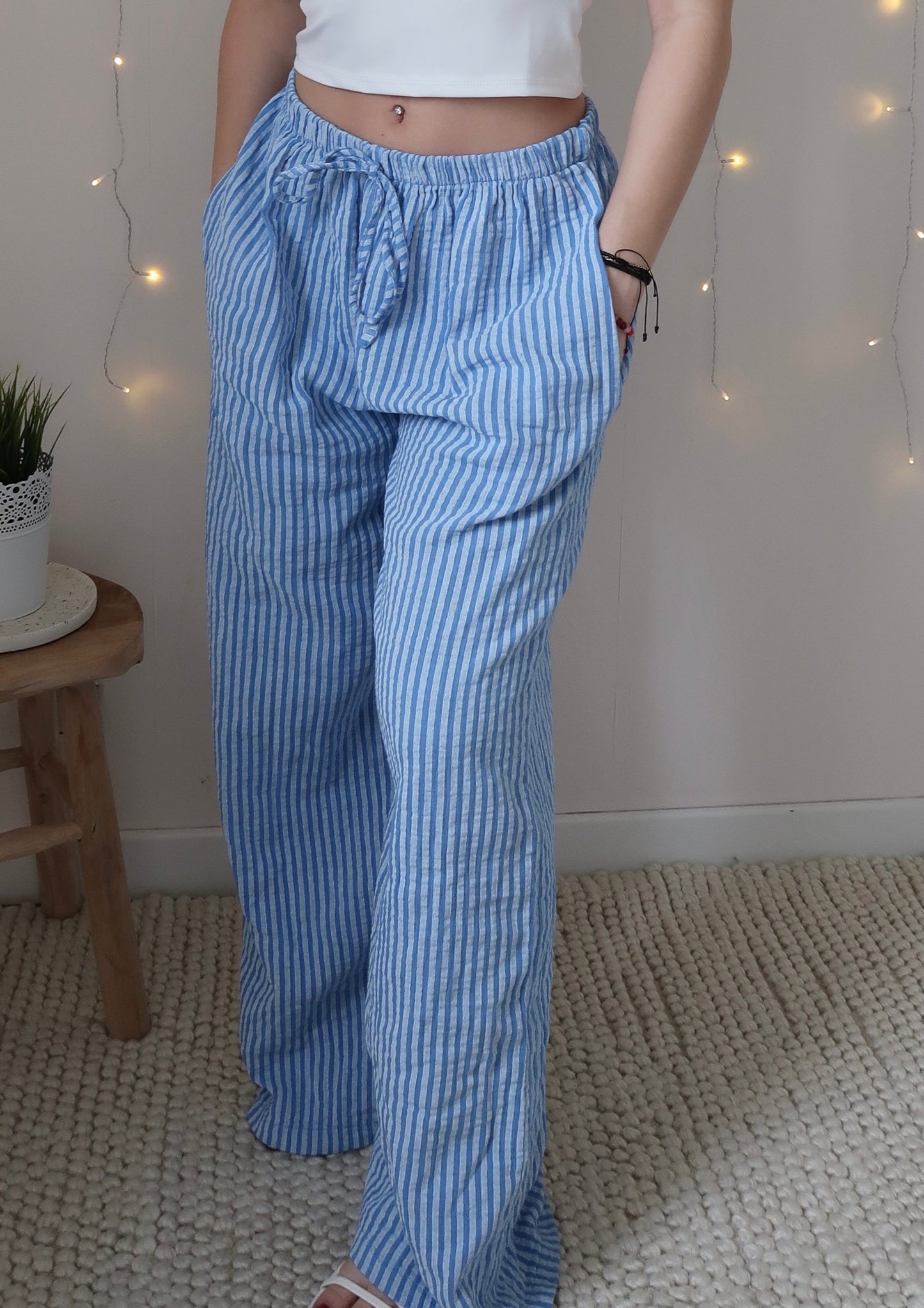 Pantalon Coline Bleu