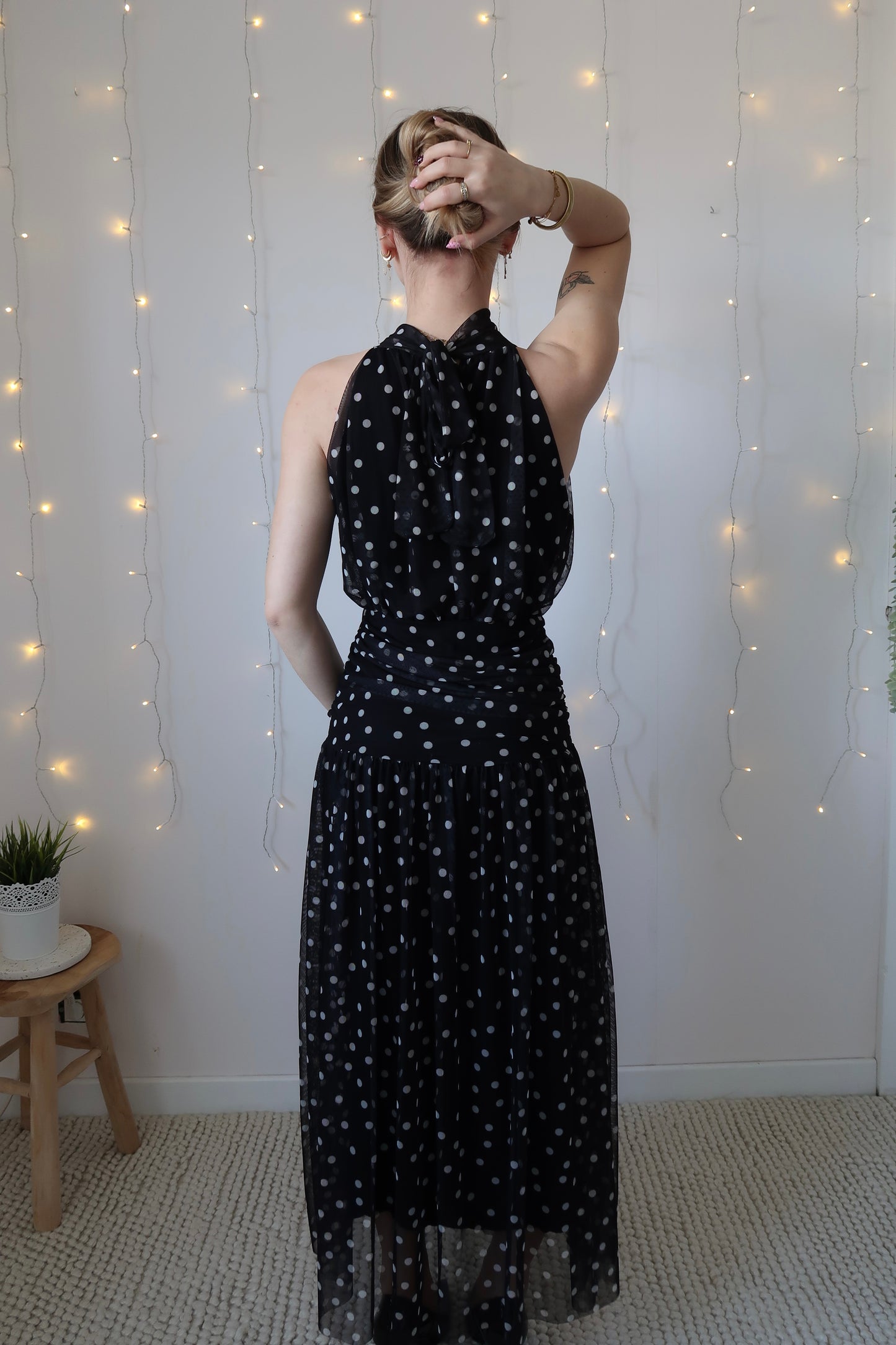 Robe Rose Noire