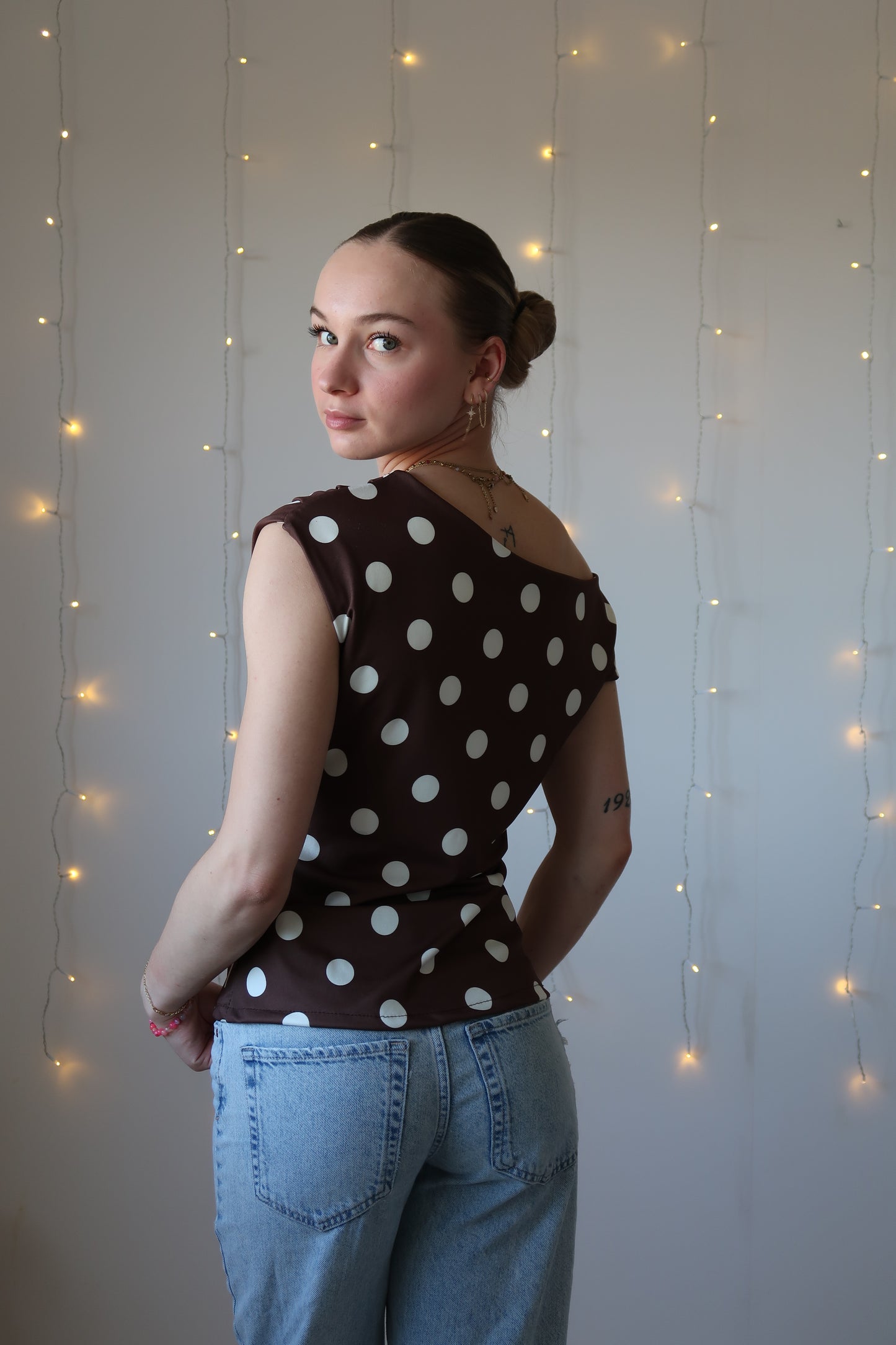 Top à pois Jasmine