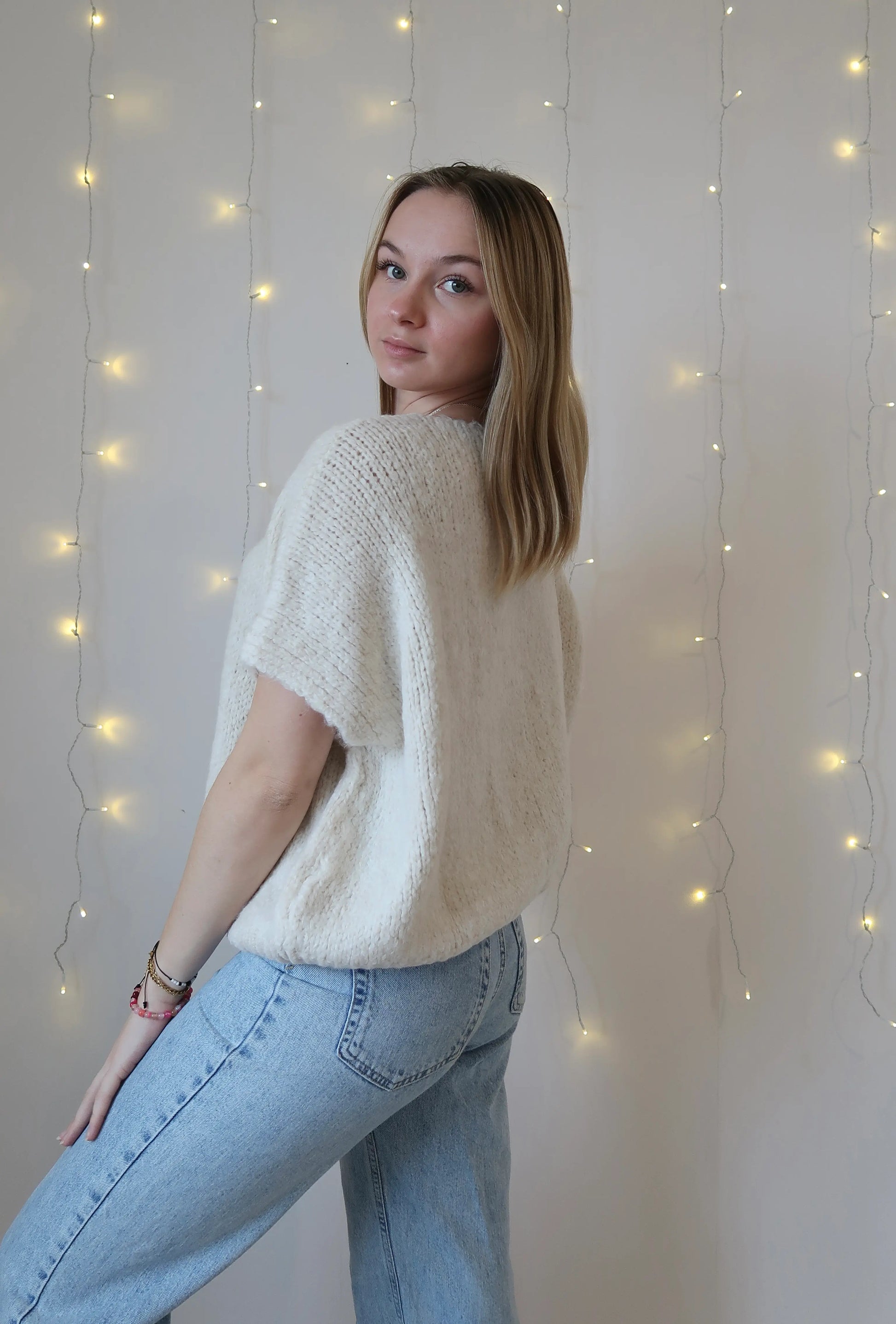 Gilet Stéphanie Crème - Nila Paris
