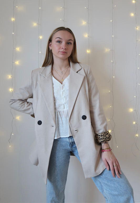 Blazer Maya Beige - Nila Paris