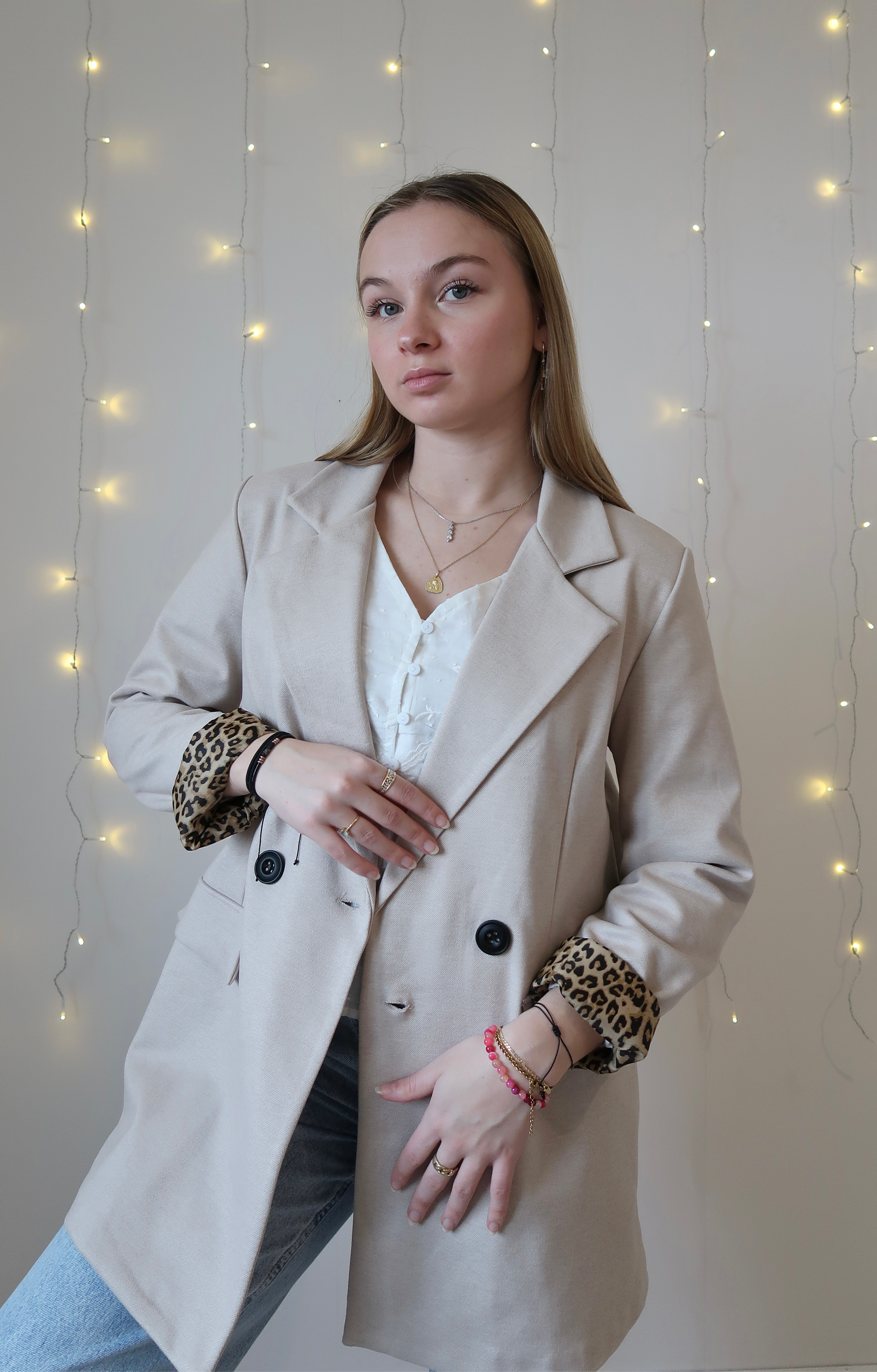 Blazer Maya Beige - Nila Paris