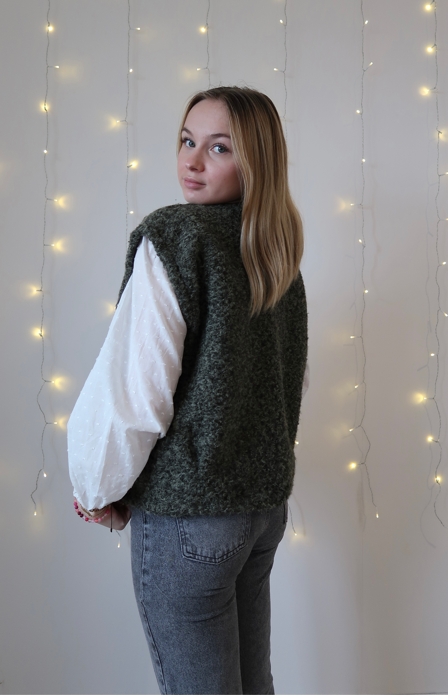 Gilet Célia kaki - Nila Paris