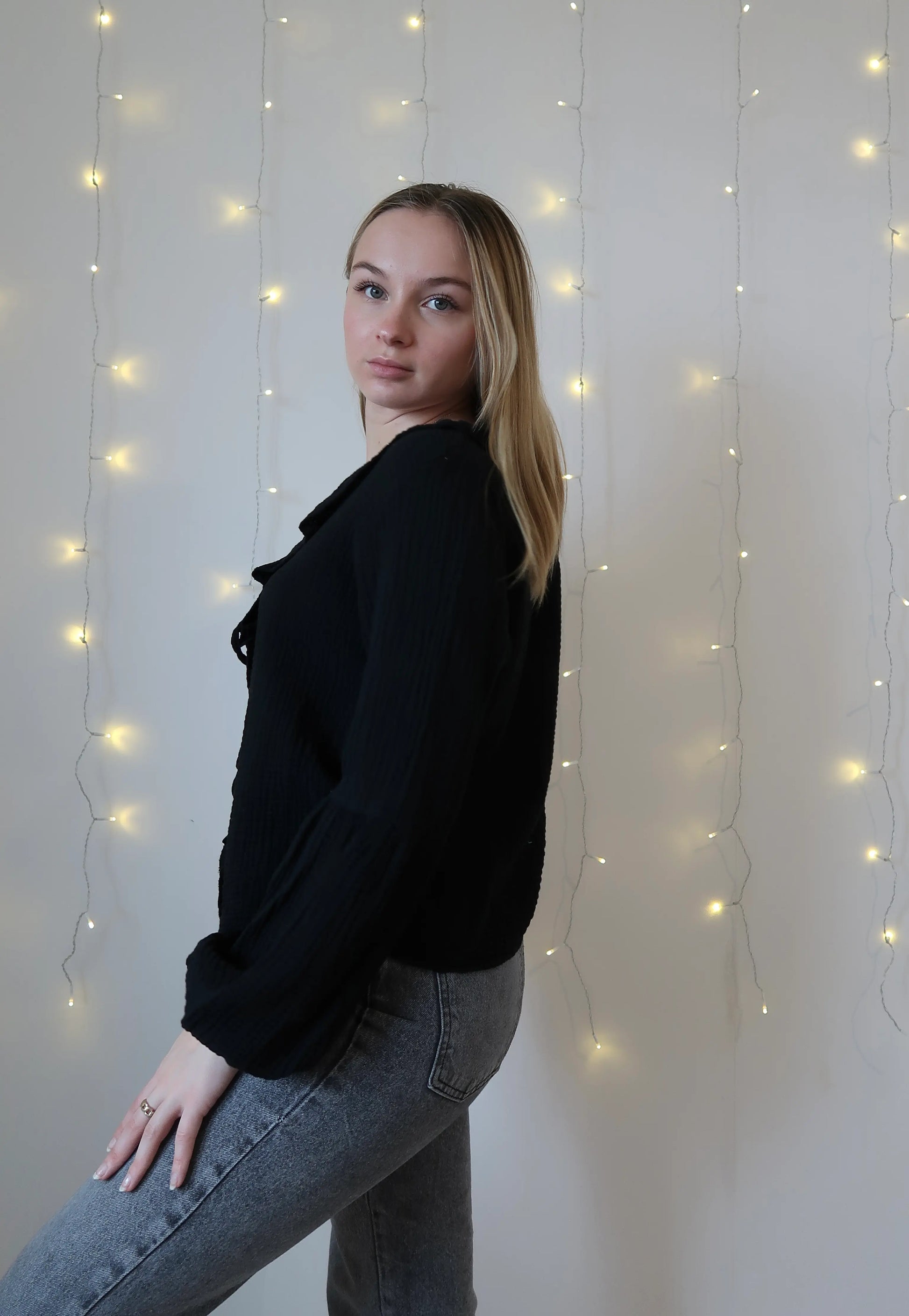 Blouse Emma Noire - Nila Paris