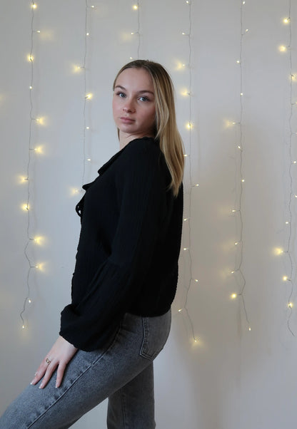 Blouse Emma Noire - Nila Paris