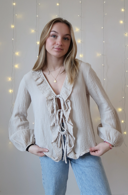 Blouse Emma Beige - Nila Paris