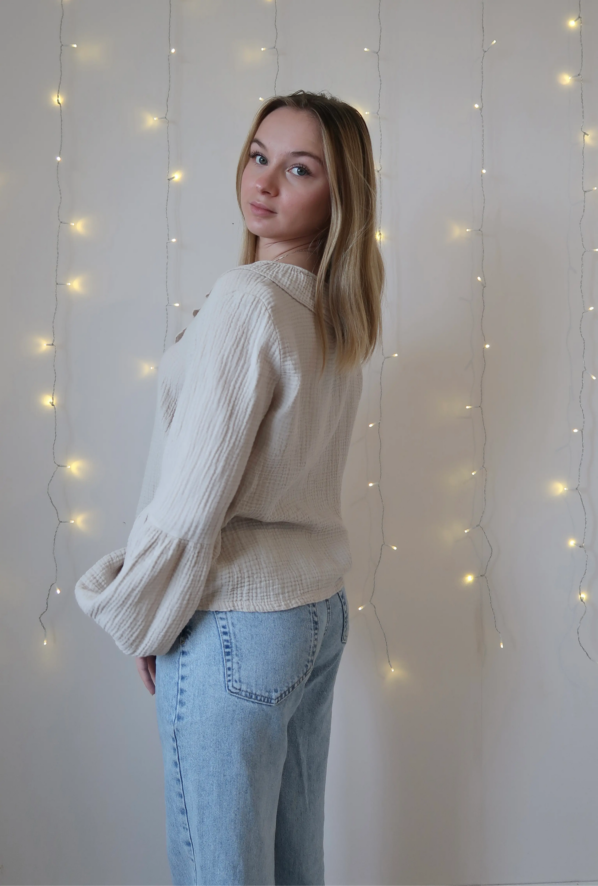 Blouse Emma Beige - Nila Paris