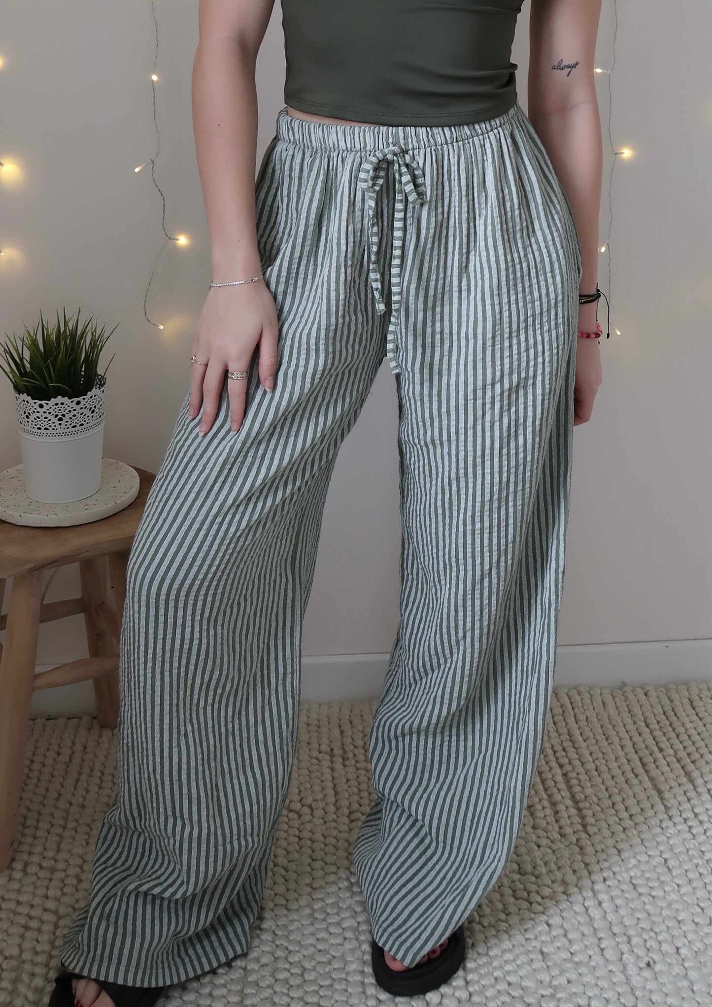 Pantalon Coline Kaki