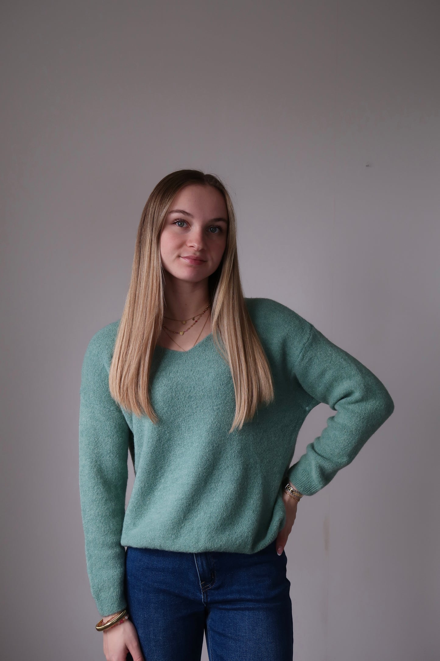 Pull Loriane Vert d'eau