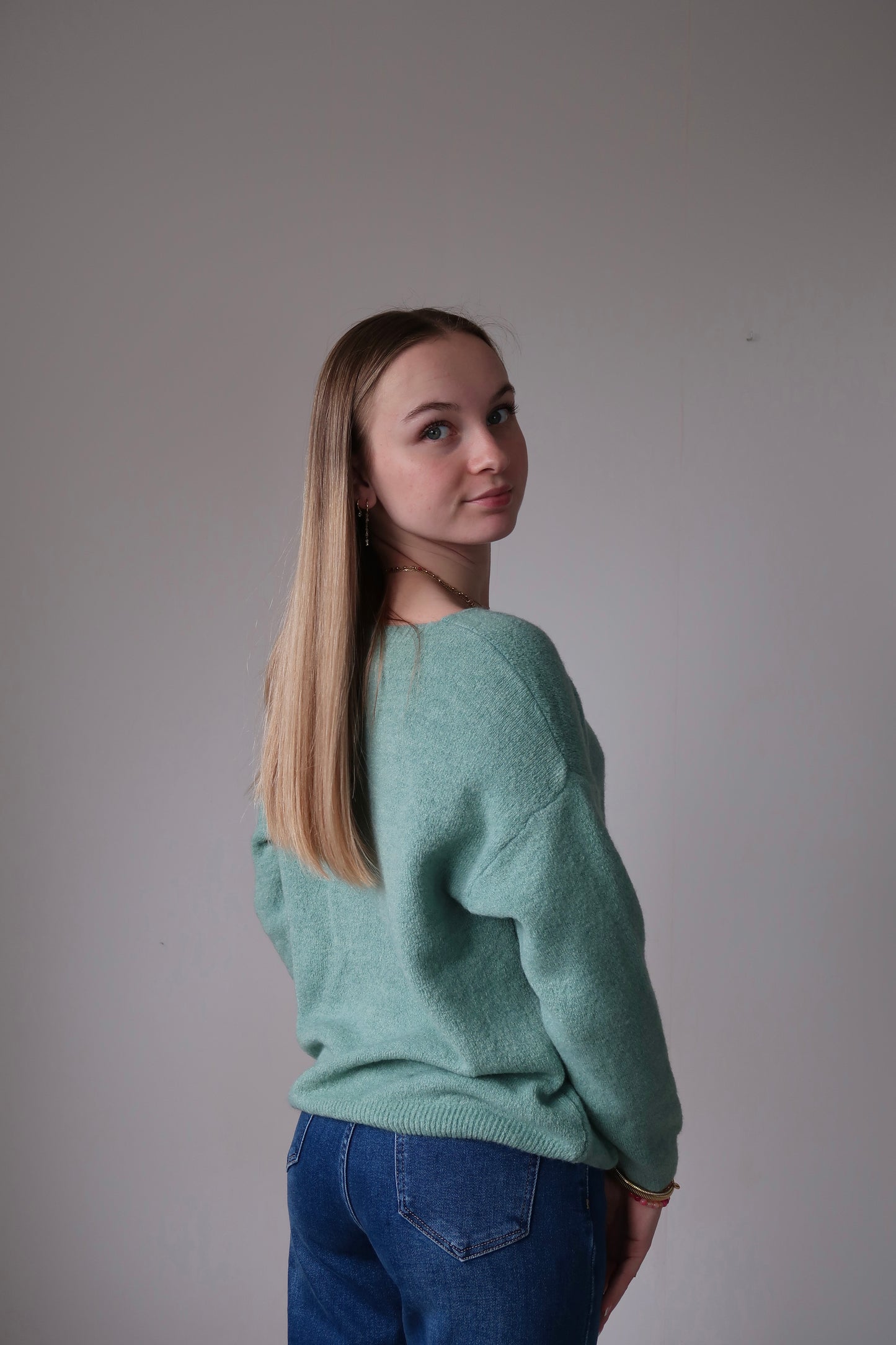 Pull Loriane Vert d'eau