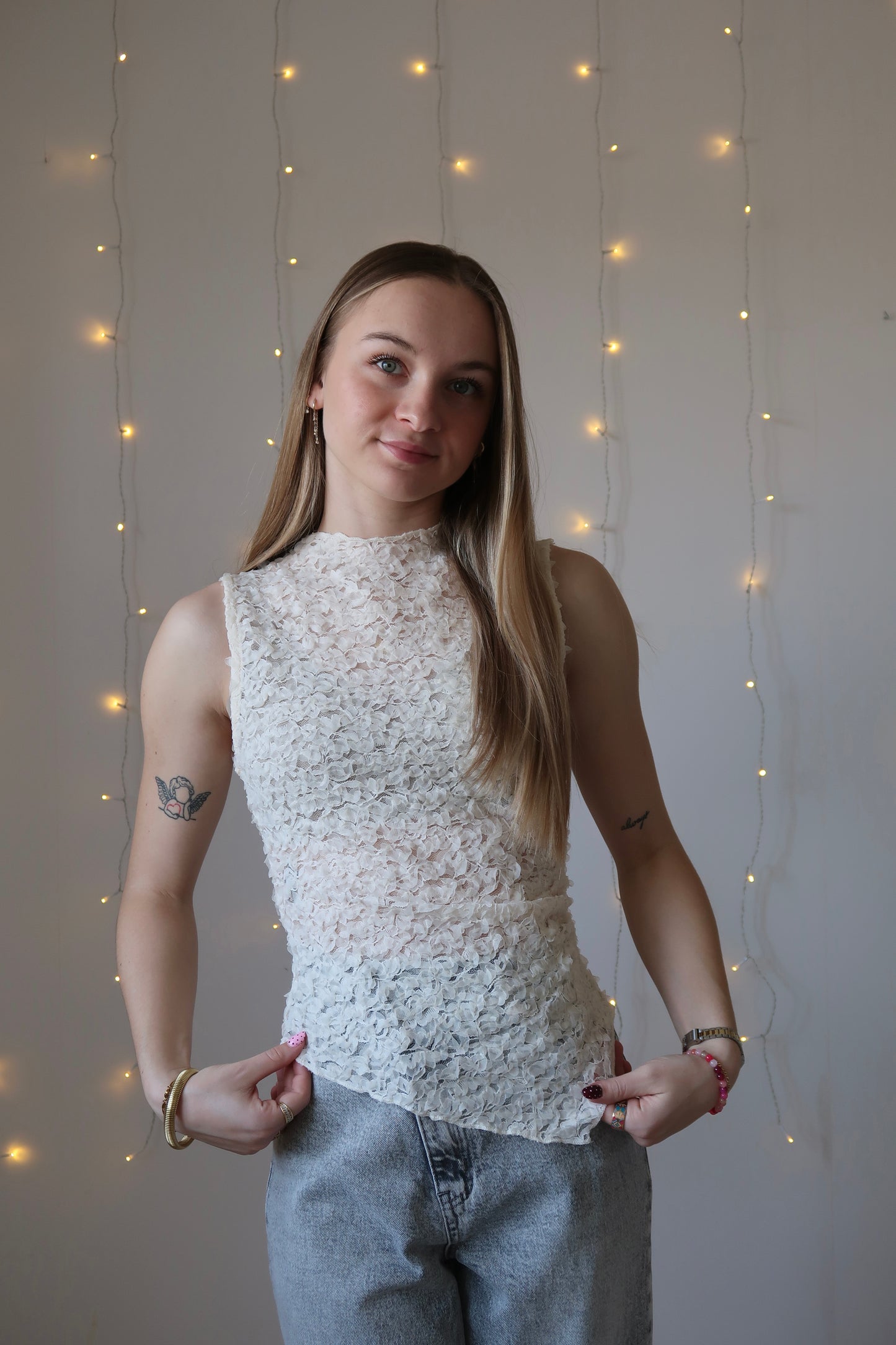 Top Carla Blanc