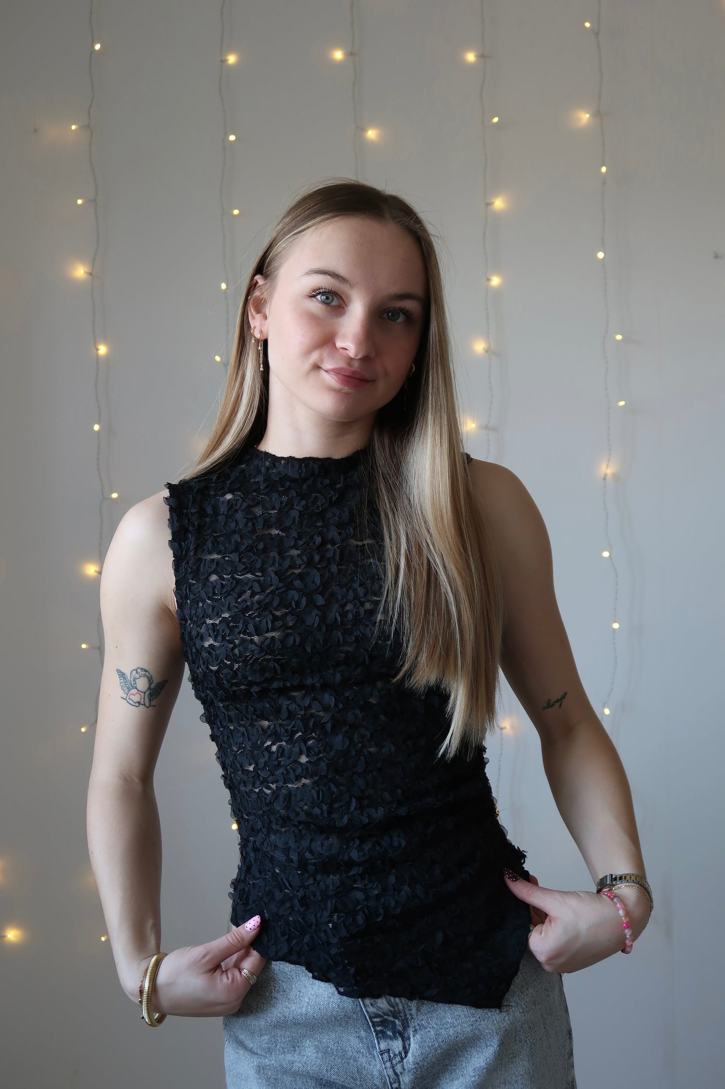 Top Carla Noir