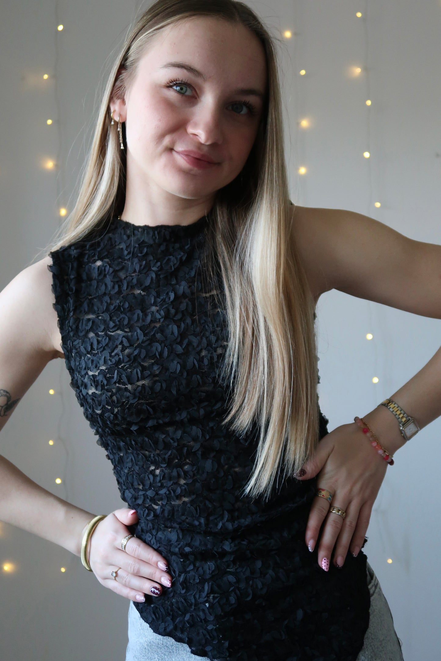 Top Carla Noir