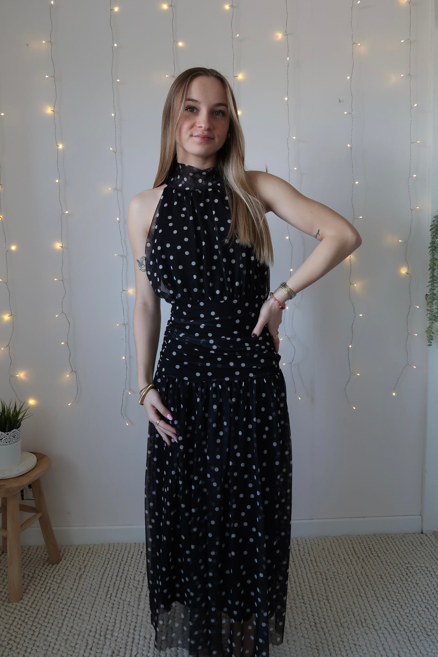 Robe Rose Noire