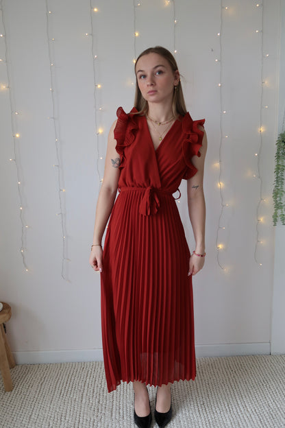 Robe cérémonie Inès Terracotta
