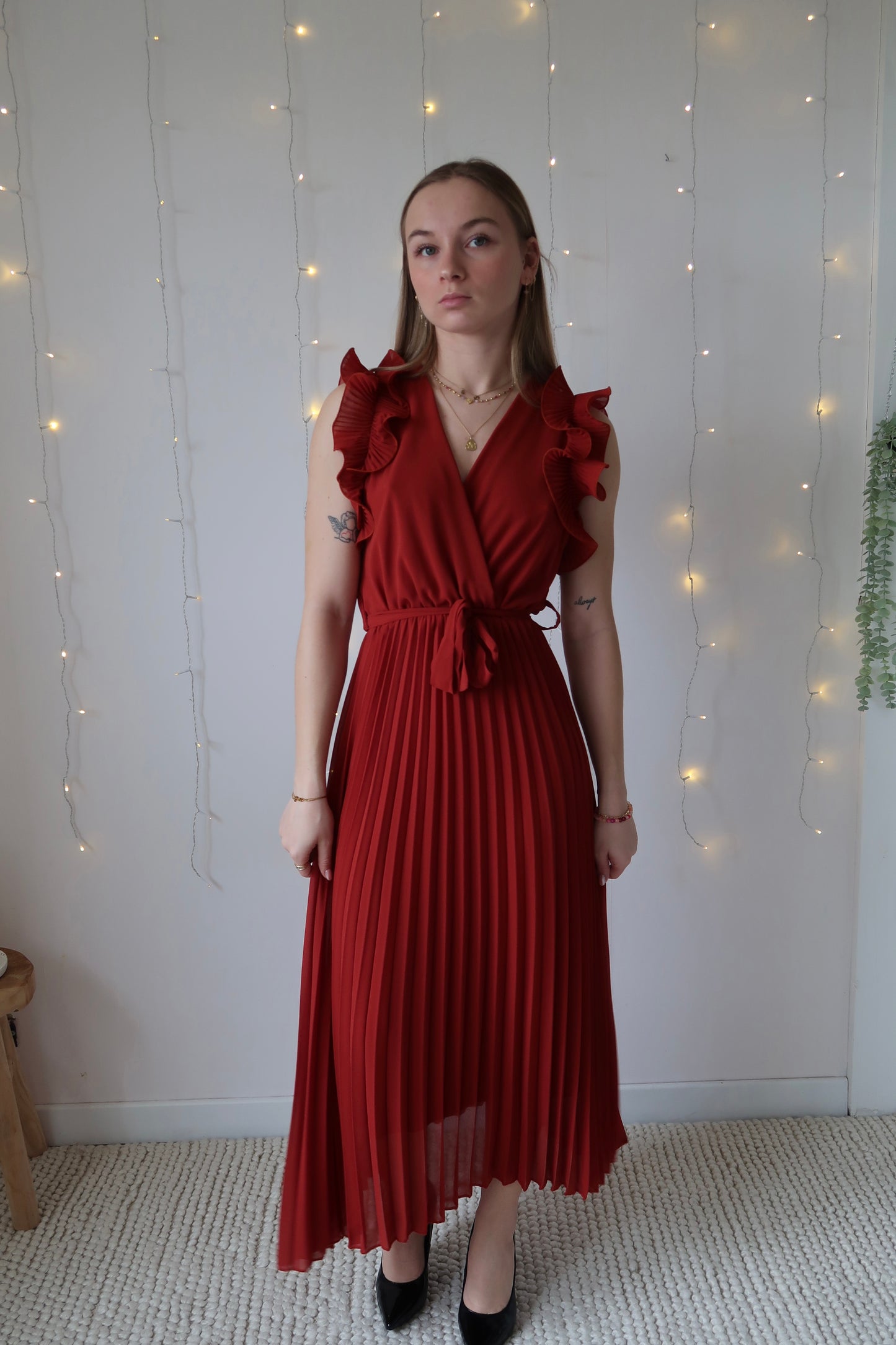 Robe cérémonie Inès Terracotta