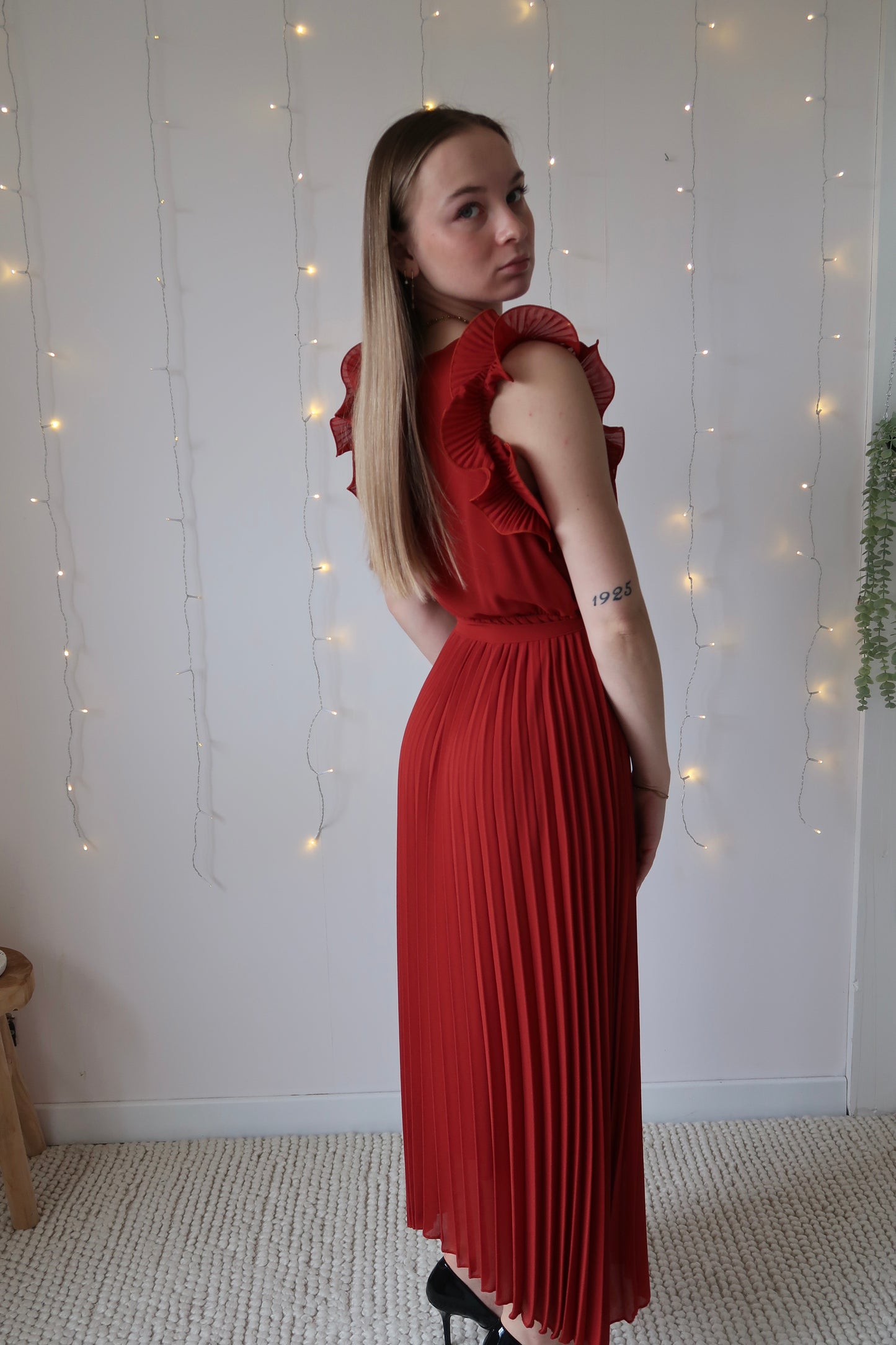 Robe cérémonie Inès Terracotta