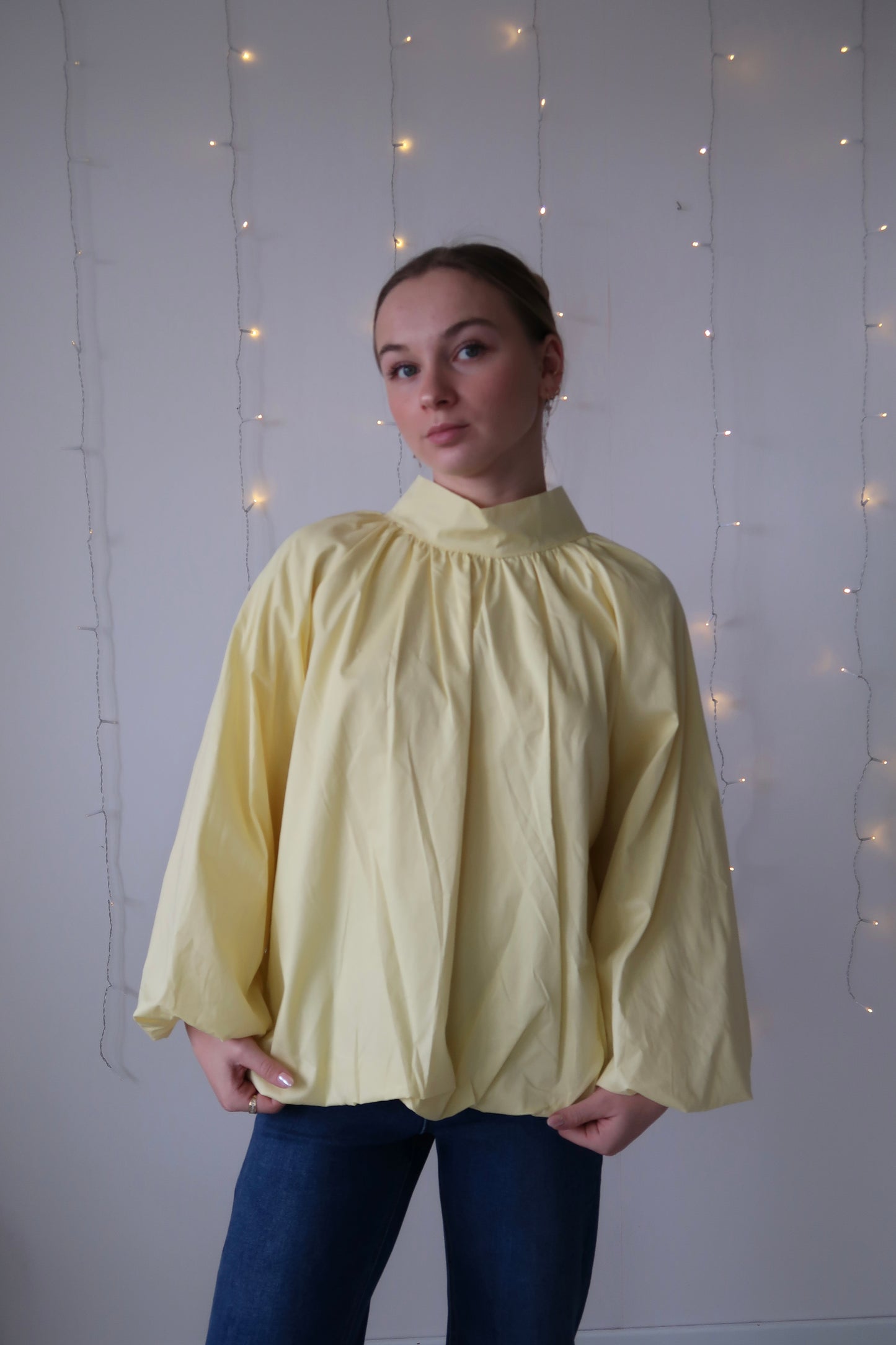Blouse dos nu Éléa Jaune