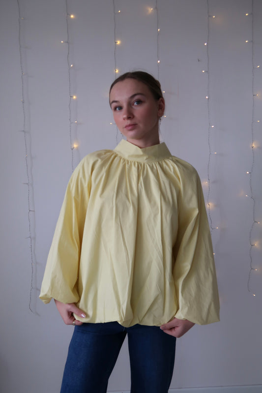 Blouse dos nu Éléa Jaune