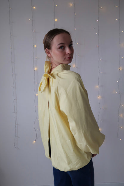 Blouse dos nu Éléa Jaune