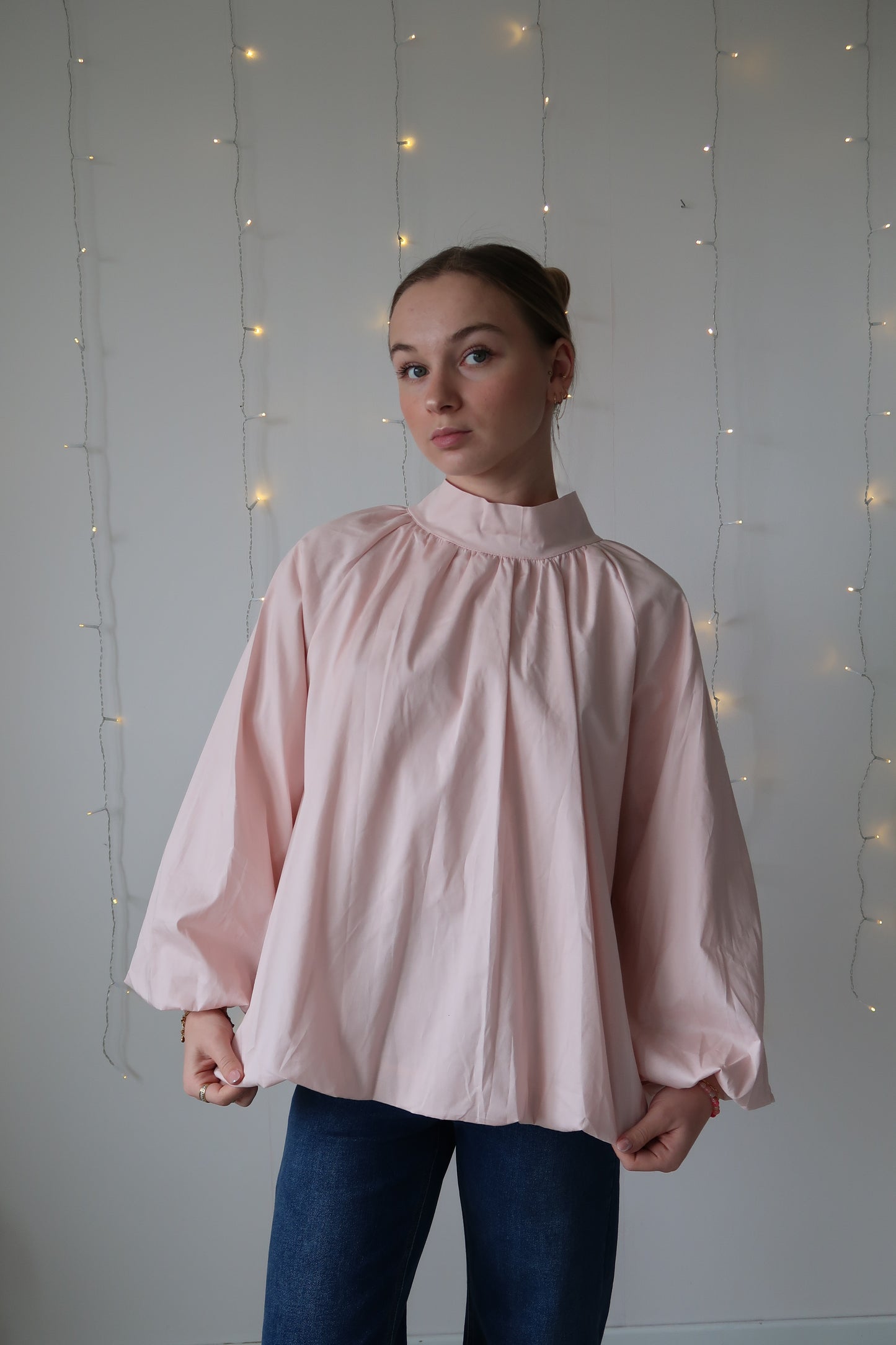 Blouse dos nu Rose