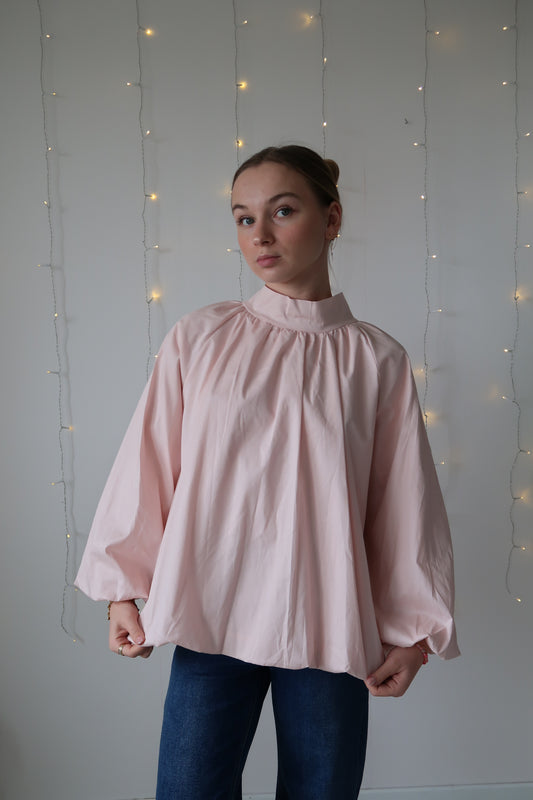 Blouse dos nu Rose