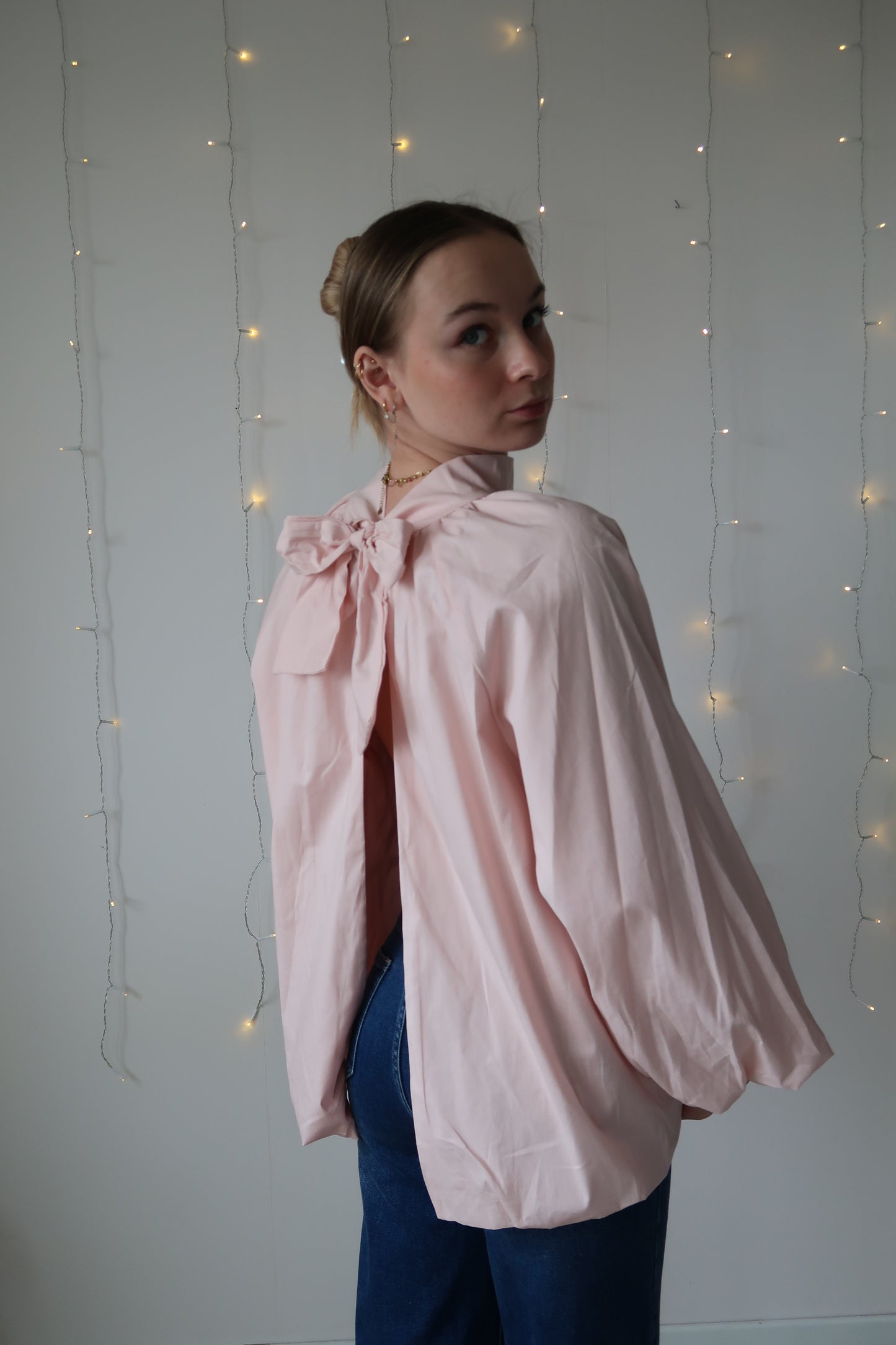 Blouse dos nu Rose