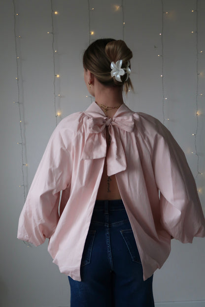 Blouse dos nu Rose