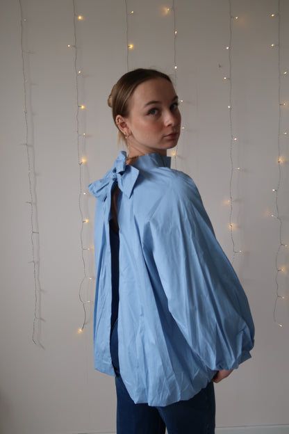 Blouse dos nu Bleu