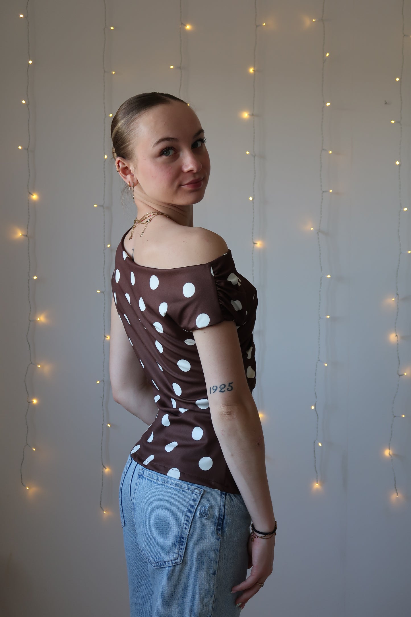 Top à pois Jasmine