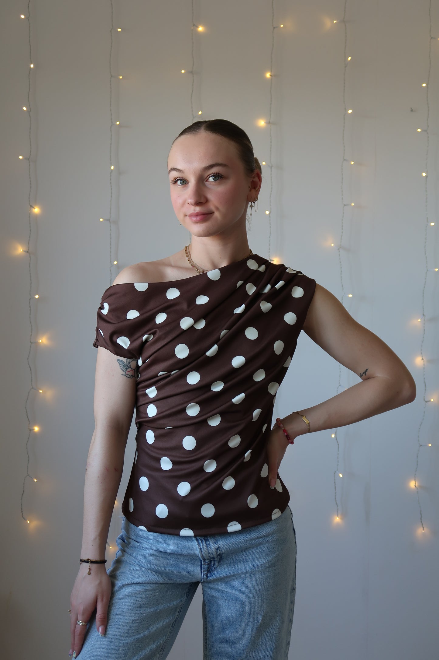 Top à pois Jasmine