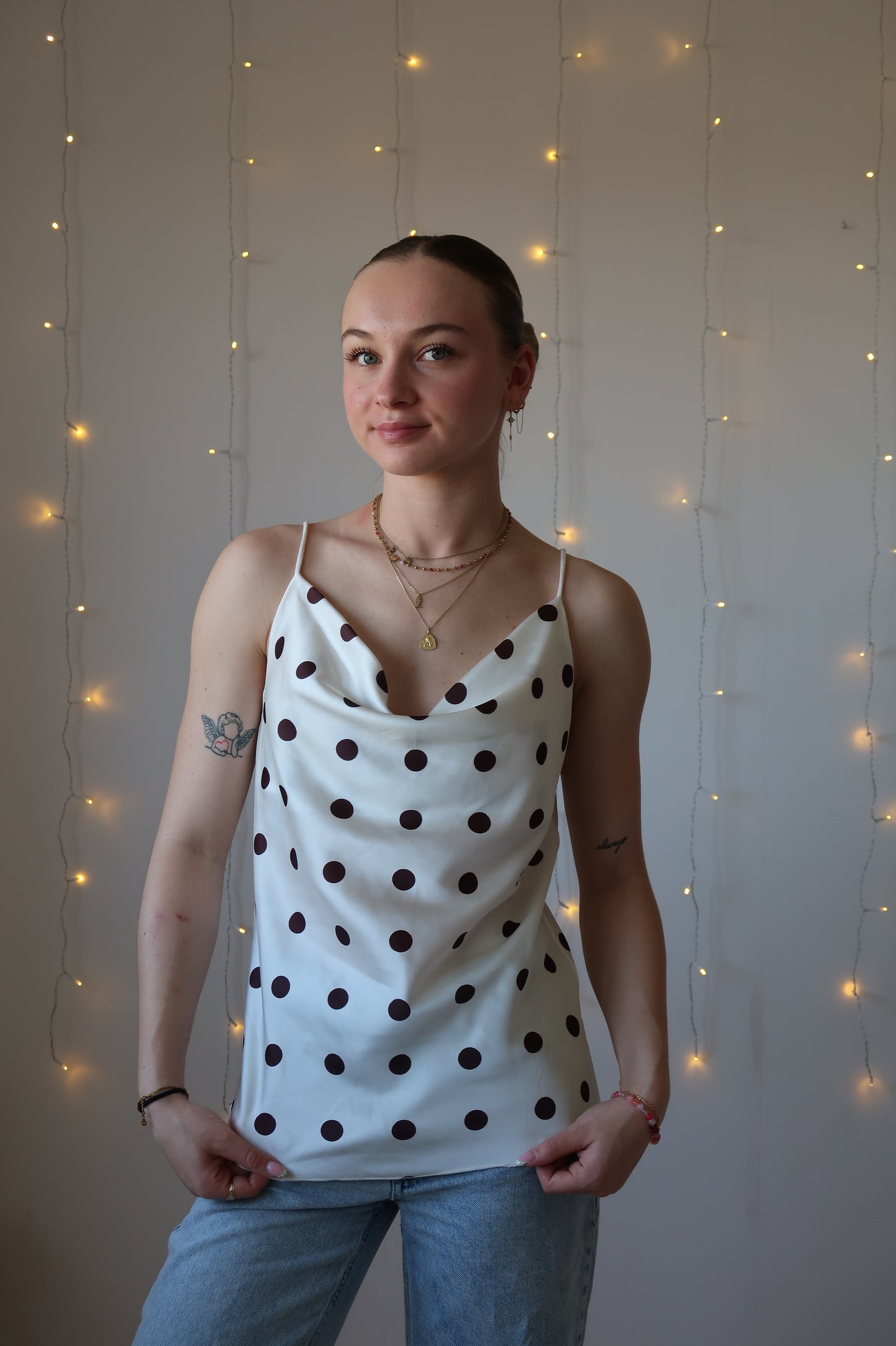 débardeur à pois Orlane