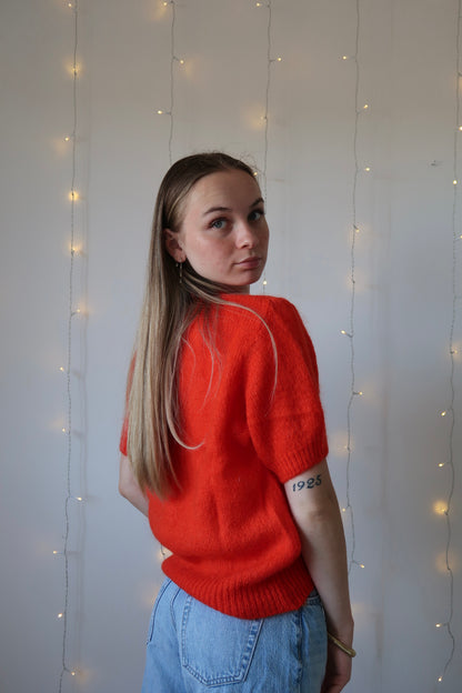 Pull fluffy Camille Orange