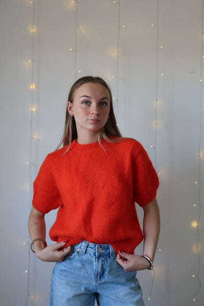 Pull fluffy Camille Orange