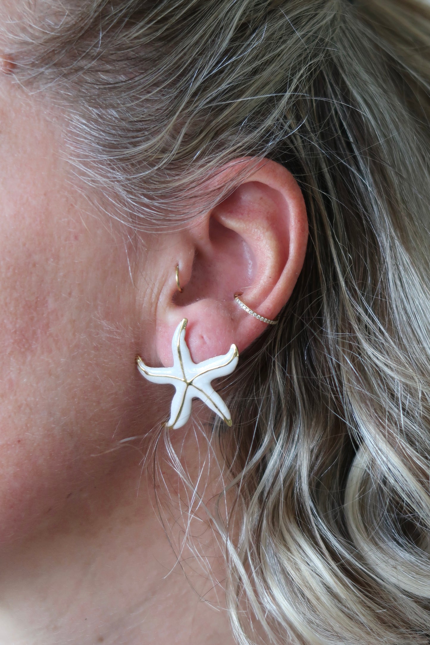 Boucles Océane Écru